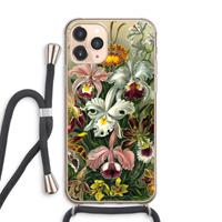 CaseCompany Haeckel Orchidae: iPhone 11 Pro Max Transparant Hoesje met koord