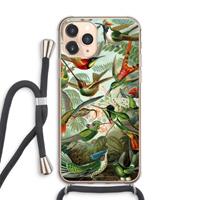 CaseCompany Haeckel Trochilidae: iPhone 11 Pro Max Transparant Hoesje met koord