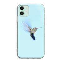 CaseCompany Kolibri: iPhone 11 Transparant Hoesje