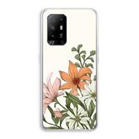 CaseCompany Floral bouquet: Oppo A95 5G Transparant Hoesje
