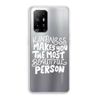 CaseCompany The prettiest: Oppo A95 5G Transparant Hoesje
