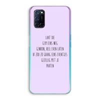 CaseCompany GSM: Oppo A92 Transparant Hoesje