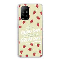 CaseCompany Don't forget to have a great day: Oppo A95 5G Transparant Hoesje