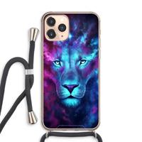 CaseCompany Firstborn: iPhone 11 Pro Max Transparant Hoesje met koord
