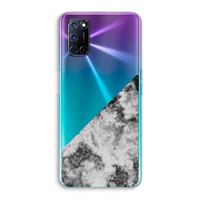 CaseCompany Onweer: Oppo A92 Transparant Hoesje