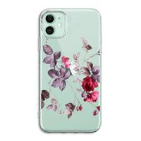 CaseCompany Mooie bloemen: iPhone 11 Transparant Hoesje