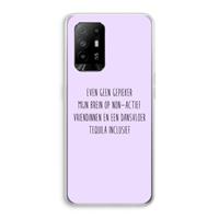 CaseCompany Tequila: Oppo A95 5G Transparant Hoesje