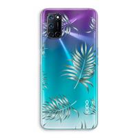CaseCompany Simple leaves: Oppo A92 Transparant Hoesje
