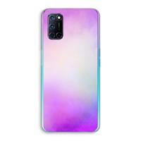 CaseCompany Clouds pastel: Oppo A92 Transparant Hoesje