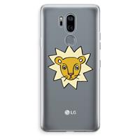 CaseCompany Kleine leeuw: LG G7 Thinq Transparant Hoesje