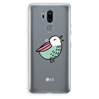 CaseCompany Birdy: LG G7 Thinq Transparant Hoesje