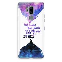 CaseCompany Stars quote: LG G7 Thinq Transparant Hoesje