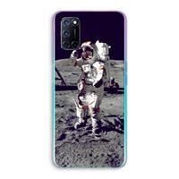 CaseCompany Spaceman: Oppo A92 Transparant Hoesje
