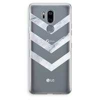 CaseCompany Marmeren pijlen: LG G7 Thinq Transparant Hoesje
