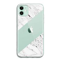 CaseCompany Biggest stripe: iPhone 11 Transparant Hoesje