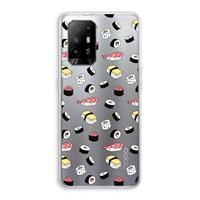 CaseCompany Sushi time: Oppo A95 5G Transparant Hoesje