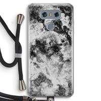CaseCompany Onweer: LG G6 Transparant Hoesje met koord