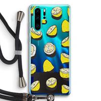CaseCompany When Life Gives You Lemons...: Huawei P30 Pro Transparant Hoesje met koord