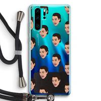 CaseCompany Ugly Cry Call: Huawei P30 Pro Transparant Hoesje met koord