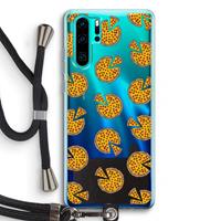 CaseCompany You Had Me At Pizza: Huawei P30 Pro Transparant Hoesje met koord