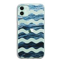CaseCompany Oceaan: iPhone 11 Transparant Hoesje