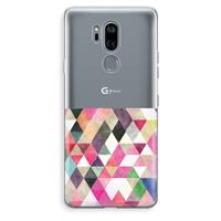 CaseCompany Gekleurde driehoekjes: LG G7 Thinq Transparant Hoesje