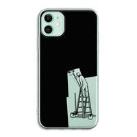CaseCompany Musketon Painter: iPhone 11 Transparant Hoesje