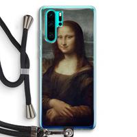 CaseCompany Mona Lisa: Huawei P30 Pro Transparant Hoesje met koord
