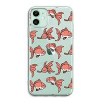 CaseCompany Blub: iPhone 11 Transparant Hoesje