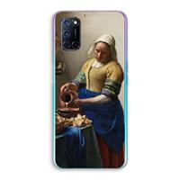 CaseCompany The Milkmaid: Oppo A92 Transparant Hoesje