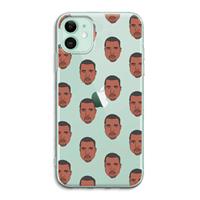 CaseCompany Kanye Call Me℃: iPhone 11 Transparant Hoesje