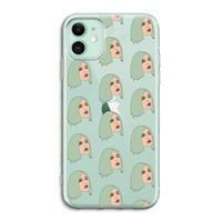 CaseCompany King Kylie: iPhone 11 Transparant Hoesje