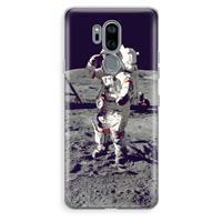 CaseCompany Spaceman: LG G7 Thinq Transparant Hoesje