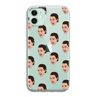 CaseCompany Ugly Cry Call: iPhone 11 Transparant Hoesje