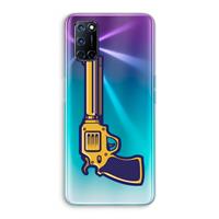 CaseCompany Pew Pew Pew: Oppo A92 Transparant Hoesje