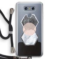 CaseCompany Creatieve toets: LG G6 Transparant Hoesje met koord