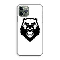 CaseCompany Angry Bear (white): iPhone 11 Pro Tough Case