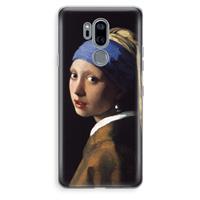 CaseCompany The Pearl Earring: LG G7 Thinq Transparant Hoesje