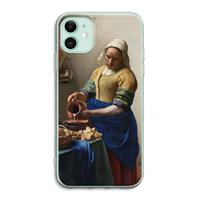CaseCompany The Milkmaid: iPhone 11 Transparant Hoesje