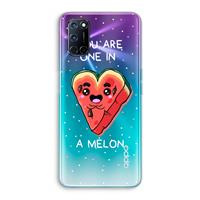 CaseCompany One In A Melon: Oppo A92 Transparant Hoesje