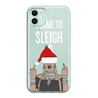 CaseCompany Came To Sleigh: iPhone 11 Transparant Hoesje