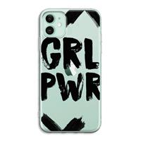 CaseCompany Girl Power #2: iPhone 11 Transparant Hoesje