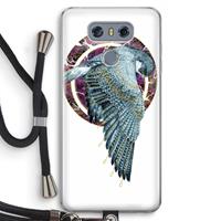 CaseCompany Golden Falcon: LG G6 Transparant Hoesje met koord