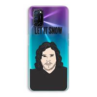 CaseCompany Let It Snow: Oppo A92 Transparant Hoesje