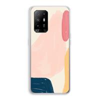 CaseCompany Saturday Flow: Oppo A95 5G Transparant Hoesje