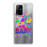CaseCompany Touch Me: Oppo A95 5G Transparant Hoesje