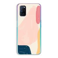 CaseCompany Saturday Flow: Oppo A92 Transparant Hoesje