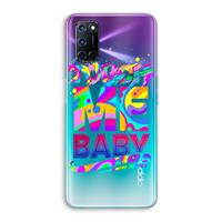 CaseCompany Touch Me: Oppo A92 Transparant Hoesje