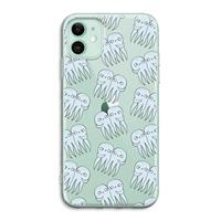 CaseCompany Octopussen: iPhone 11 Transparant Hoesje