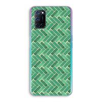 CaseCompany Moroccan tiles 2: Oppo A92 Transparant Hoesje